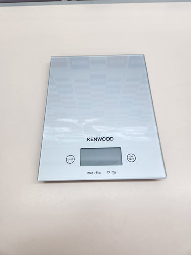 Báscula digital de cocina Kenwood DS401, vidrio, color blanco